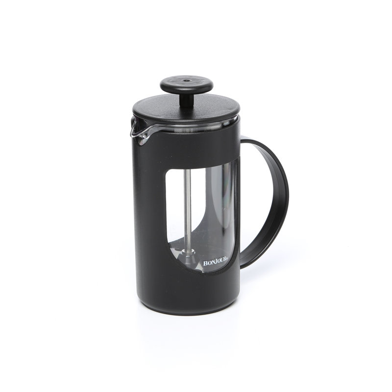 BonJour Ami-Matin French Press Coffee Maker, 3 Cup, Black