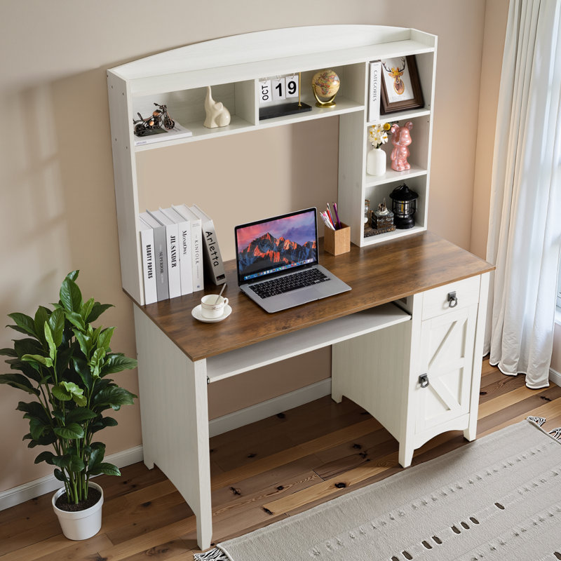 Computer Table with Keyboard Tray