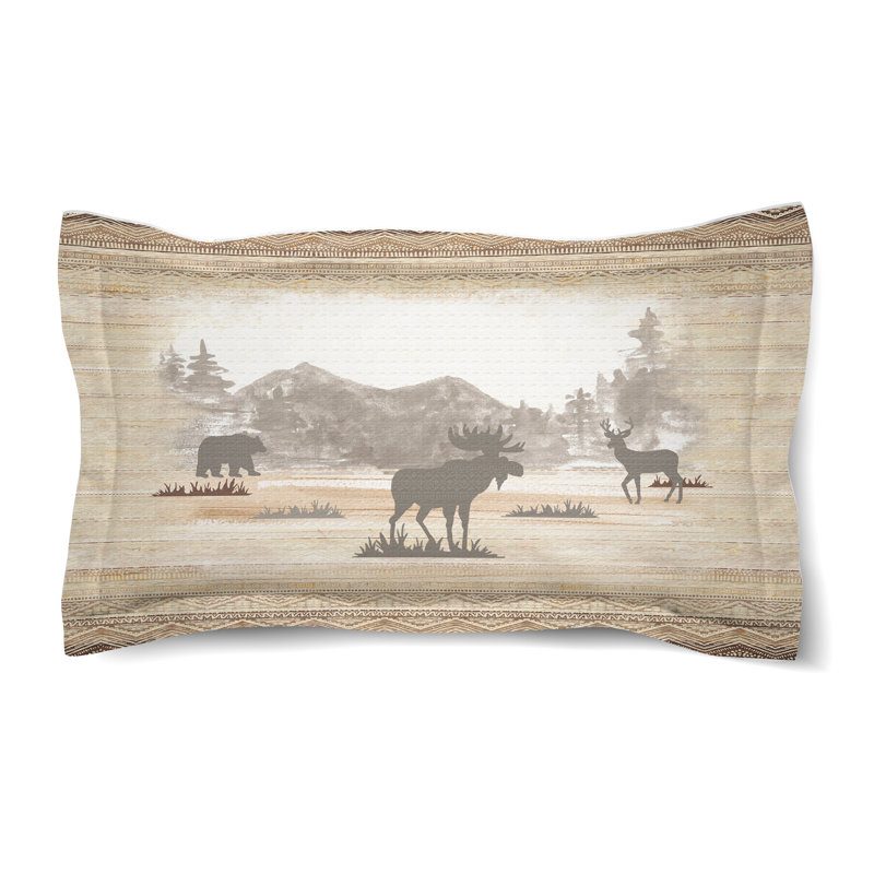 Mountain View Microfiber / Microsuede Pillow Sham, King