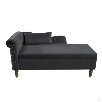 Upholstered Chaise Lounge Indoor by Charlton Home