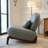 Cute Accent Chair with Solid Wood Legs-730907264-730907292