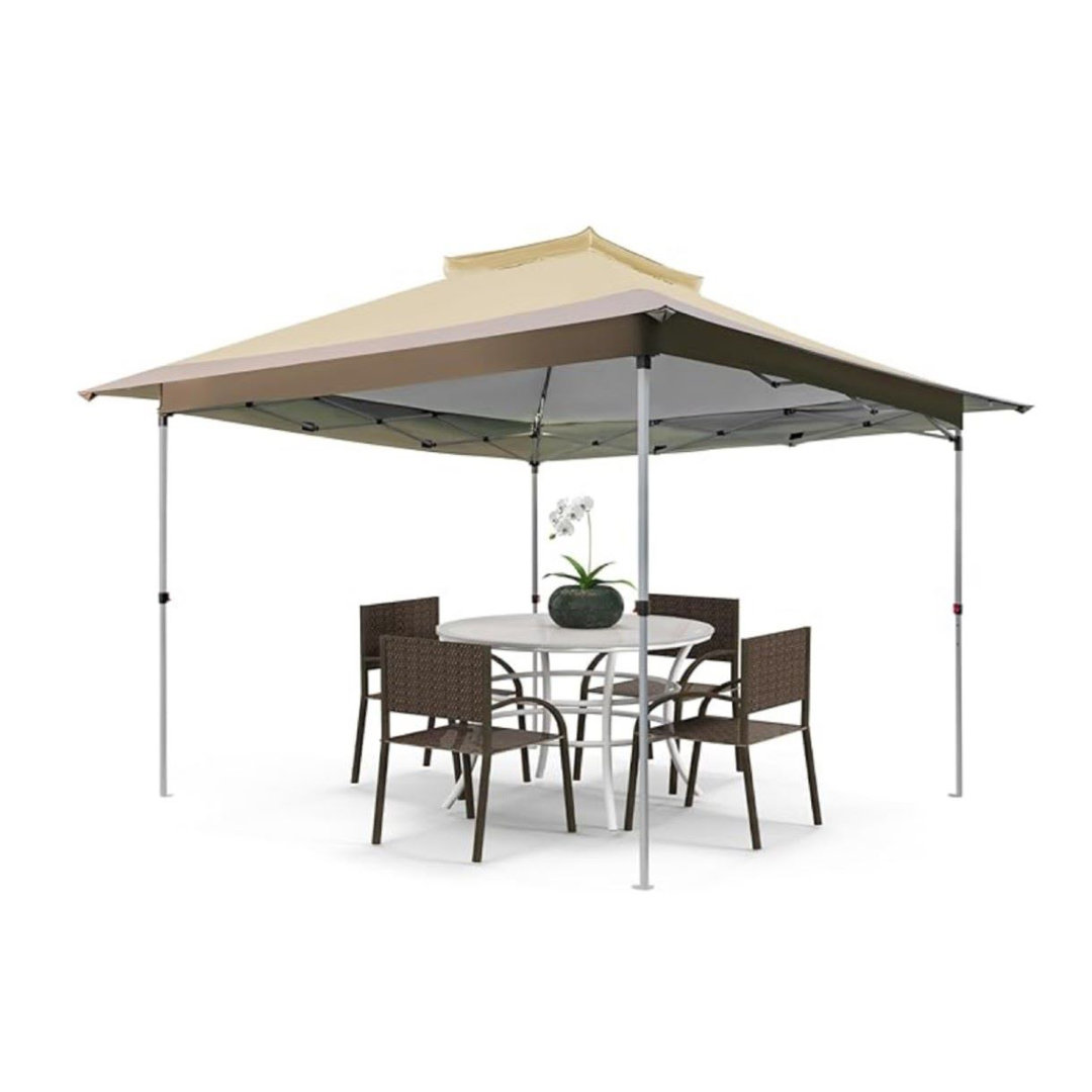 3.6 x 3.6m Pop up Gazebo Tent with Vented Top and Carry Bag, without Mesh Netting