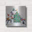  «Christmas Tree Penguins» par Elle Media Group SA, art mural en métal, 12 po x 12 po-1075336220