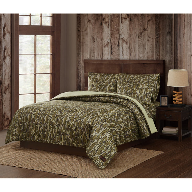 Ensemble d'édredon en microfibre Mossy Oak, Édredon très grand et 2 taies décoratives stand