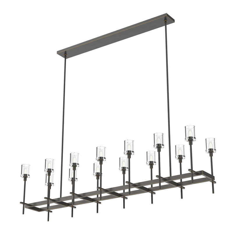 Salita 14 - Light Pendant, Urban Bronze, Clear Crystal