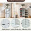 Garde-manger avec portes, grand rangement et tablettes réglables