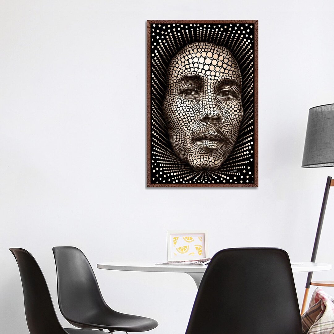 Leinwandbild Bob Marley von Ben Heine