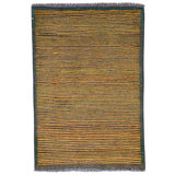 Hand Knotted Wool Area Rug in Multi