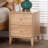 Edilsar 17.7'' W Solid Wood Nightstand