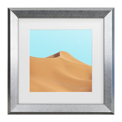 Zhulin   Arid Dunes Matted Framed Art