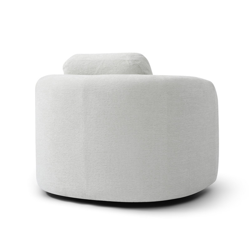 DEXTER SWIVEL ACCENT CHAIR, Cream