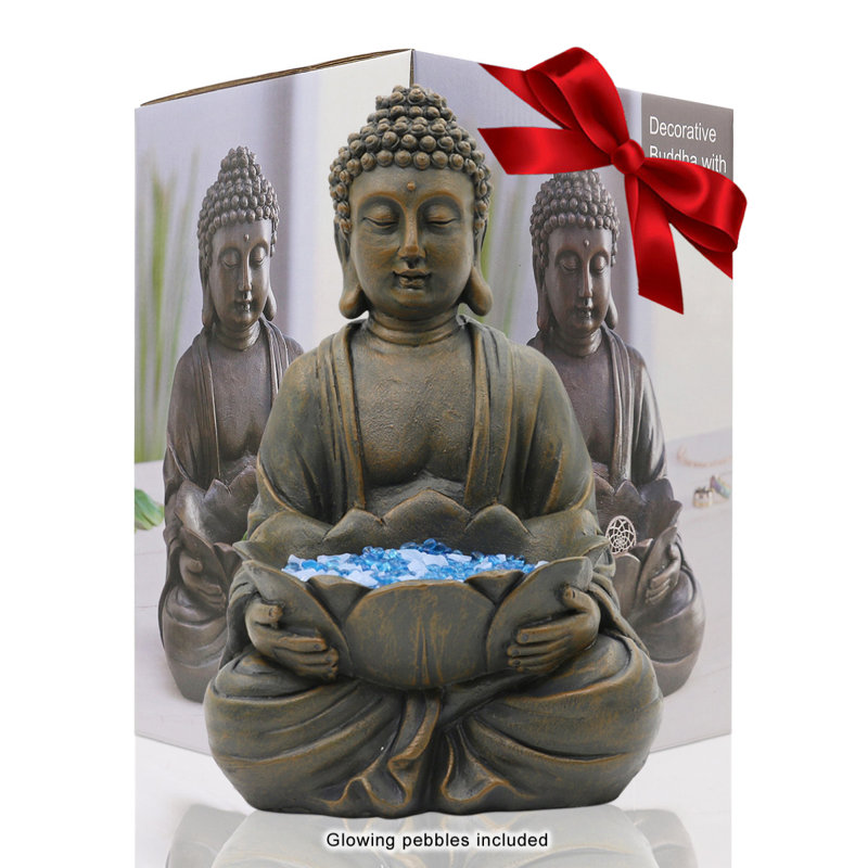 Sculpture statue of Buddha meditating