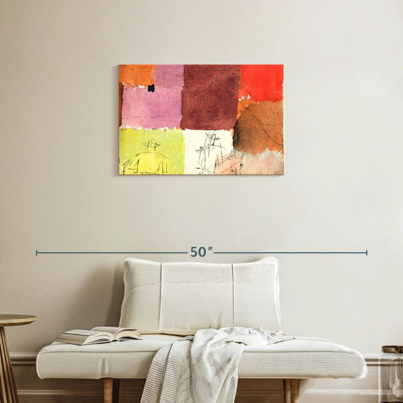 Composition d'Avery avec personnages, H 20 po x l 30 po