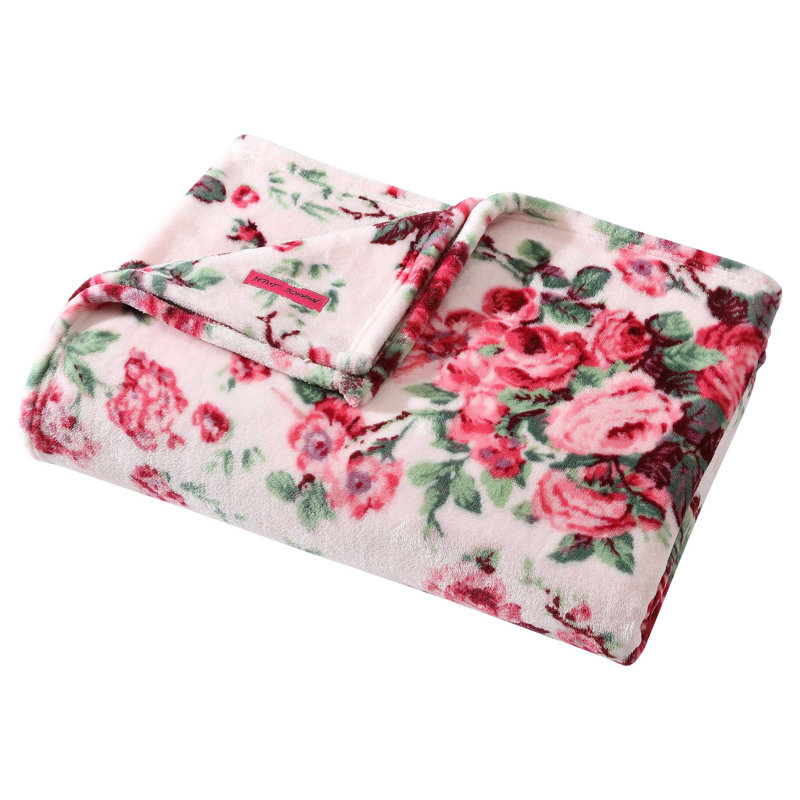 Polaire / microfibre, couverture en microfibre, Très grand lit, Rose clair