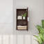 Hokku Designs Ceceila 14 po X P 13 po Armoire à linge murale D Wenge