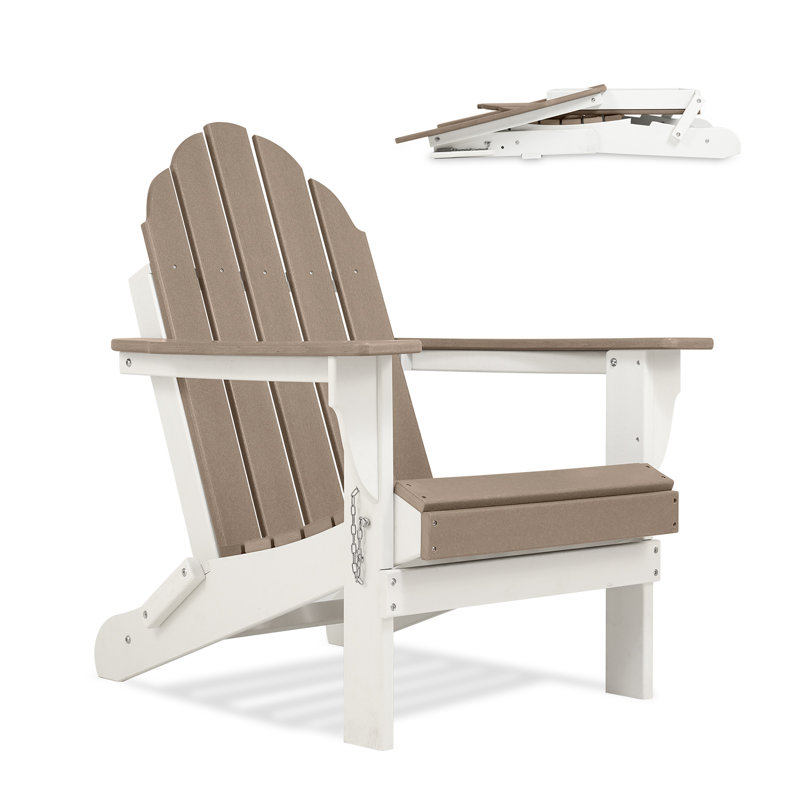 Outdoor Adirondack Chair, Brown
