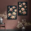 Art mural encadré, rétro, antique, classique pour chambre à coucher - 16 po x 24 po x 2 panneaux-980577571-980577573