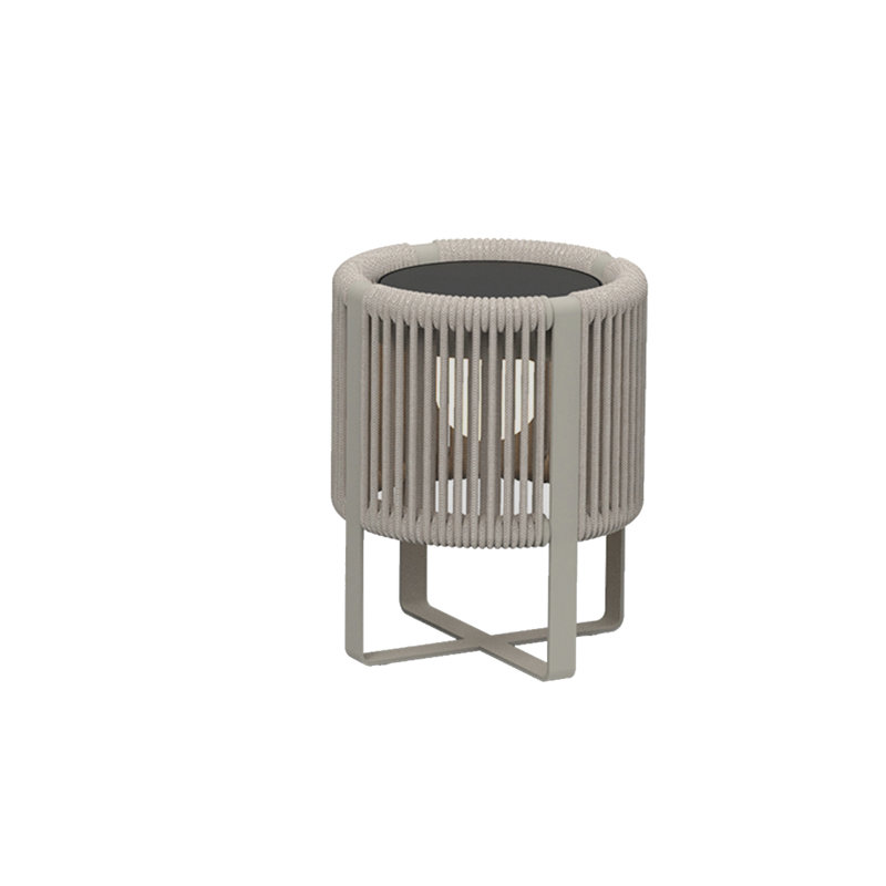 Ropy LED Outdoor Table Lamp, Desert/Sand