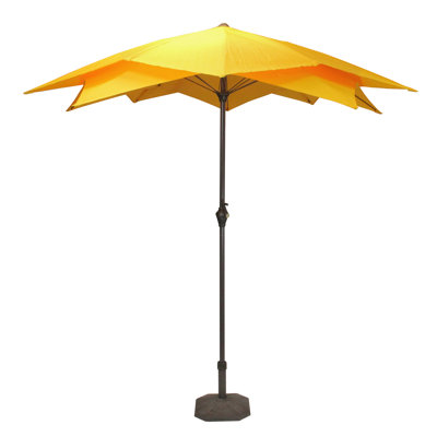 Parasol de patio extérieur 8,2 pi avec manivelle Lotus