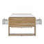 Table basse haute brillance avec 2 tiroirs-1196476726