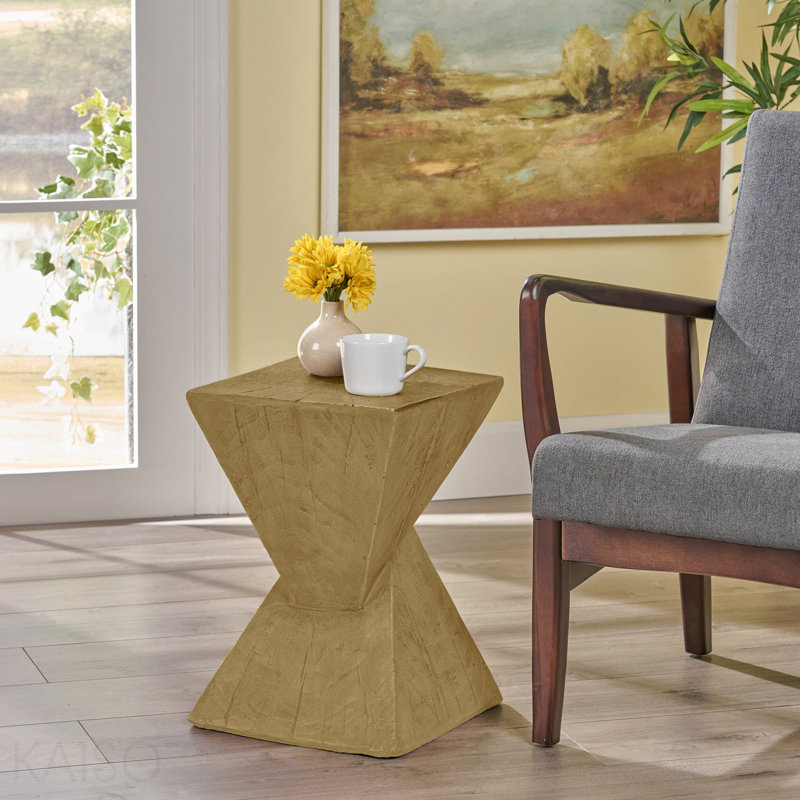 Table d'appoint Mgo, couleur nature clair