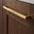 （10-pack）12" Knurled Antique Gold Cabinet Pull – Drawer & Sideboard Hardware-138912180