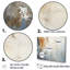 Spatule bleue et beige Path To The Ink - impressions sur toile abstraites-95872962-95872973