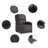 Budhram Leather Recliner-536721484-502974234