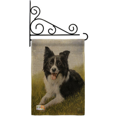 Double Sided 18.5'' H x 13'' W Burlap Animal Garden Flag