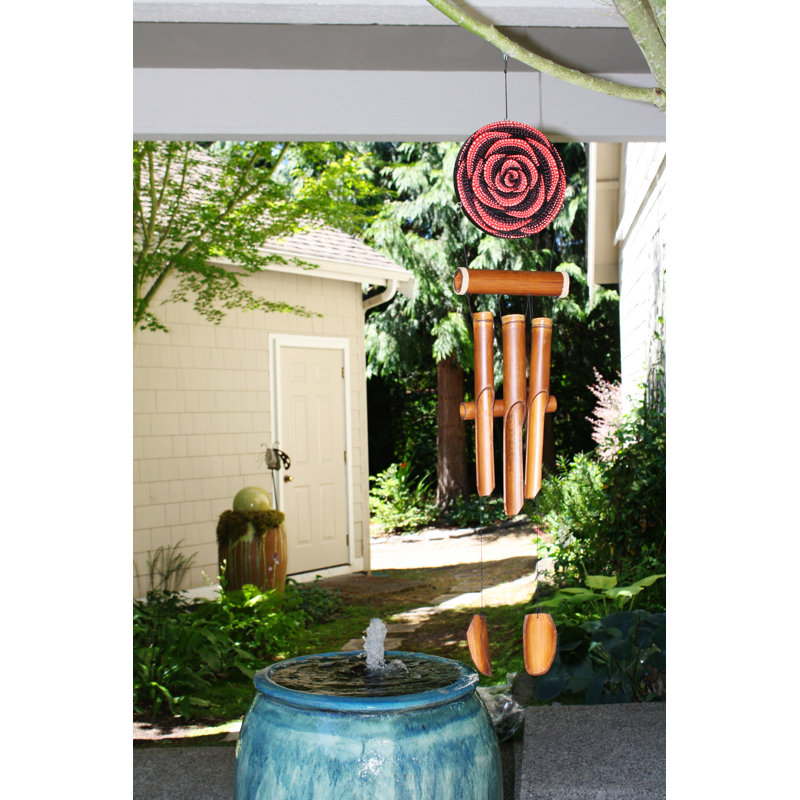 Carillon au vent rose harmonieux