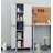 Sparkle Resin Single Storage Cabinet ( 72.6 " H x 25.50 " W x 19.6 " D)