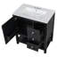 Meuble-lavabo de style transitionnel avec meuble-lavabo en céramique