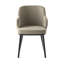 Foyer Upholstered Armchair with Wooden Base-506373484-483787170