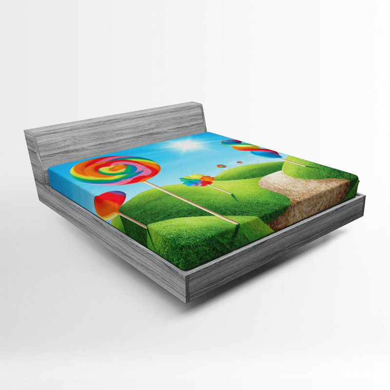 Fantasy Microfiber Fitted Sheet, Full Fitted Sheet