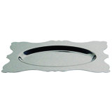 Dolce Vita Rectangular Tray 22" - 12 Pieces - Stainless Steel