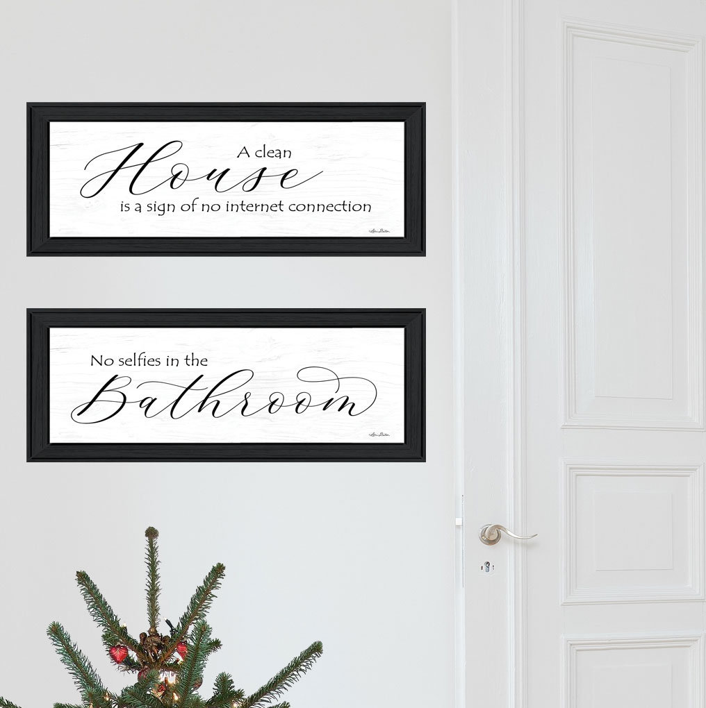 Household Humor 2-Piece Vignette Framed Wall Art for Living Room, Home Wall Décor by Lori Deiter Red Barrel Studio®