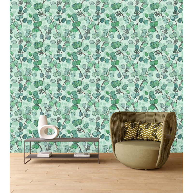 Carreau de papier peint auto-adhésif l 25 po, L 2,09 pi x L 10,42 pi