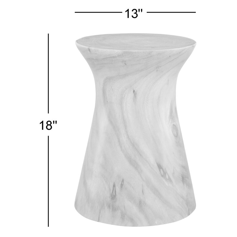 Solid Wood End Table