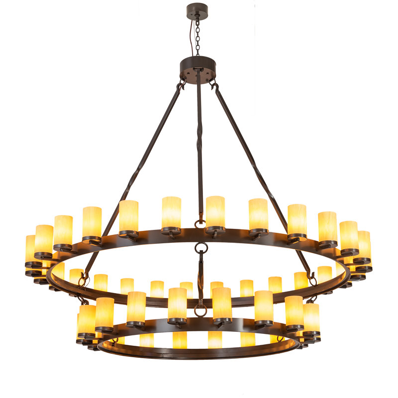 Lustre transitionnel 46 lumières Noziroh
