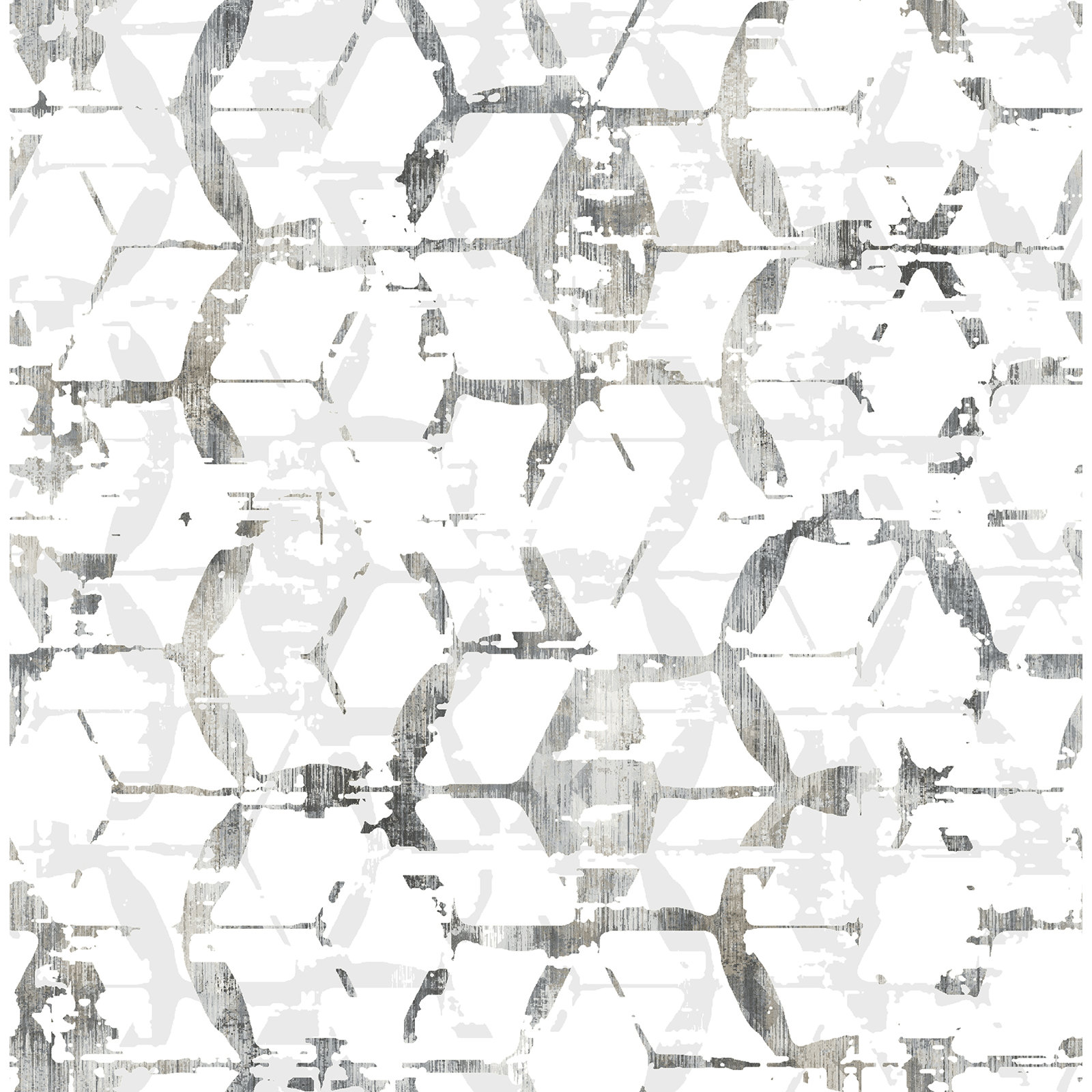 Verlina Modern Geometric Wallpaper, Black