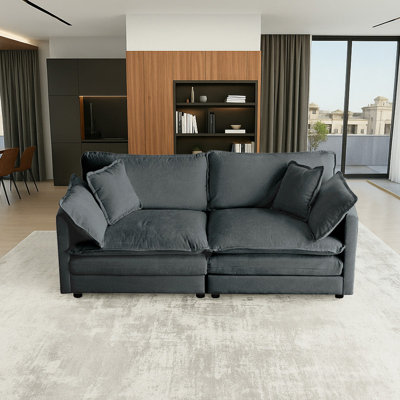 Causeuse en chenille 76,5 po