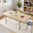 78.74'' Farmhouse Rectangular Dining Table With Drawer-547040978