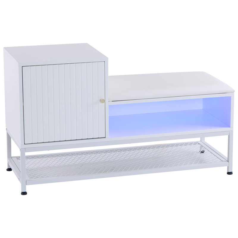 Rosaliz 8 Pair Shoe Storage Bench