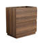 Meuble-lavabo de salle de bain 30 po sans lavabo, armoire encastrée moderne à deux tiroirs, bois d'ingénierie, brun, lavabo longue durée, tiroir autoportant, conception avancée