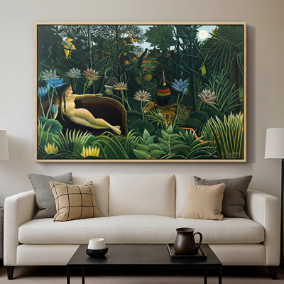 Le rêve (Le Rêve), 1910 - Henri Rousseau, toile tendue avec châssis