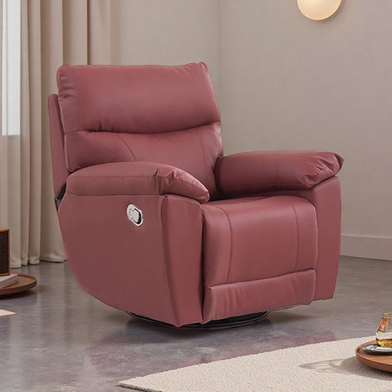 Fauteuil inclinable multifonctionnel de salon, Rouge vin