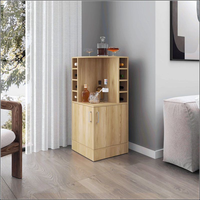 Bar en chêne naturel, Bois naturel