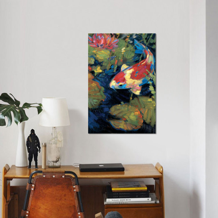 «Asian Serenity II», impression sur toile, H 12 po x l 8 po x P 0,75 po, Toile tendue, Pas de tapis