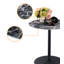 Table de bout 17,5 po avec plateau texturé en marbre noir-868253056