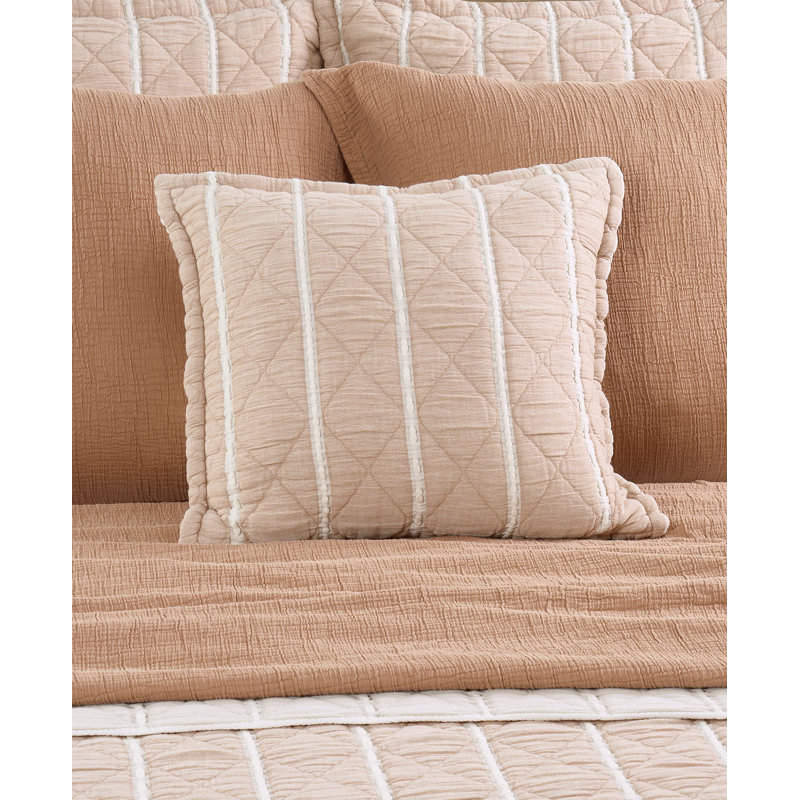 Housse de coussin Garrow, Terre cuite